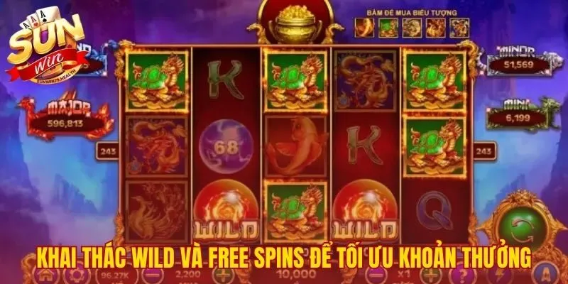 Khai thác Wild và Free Spins để có thưởng đột biến